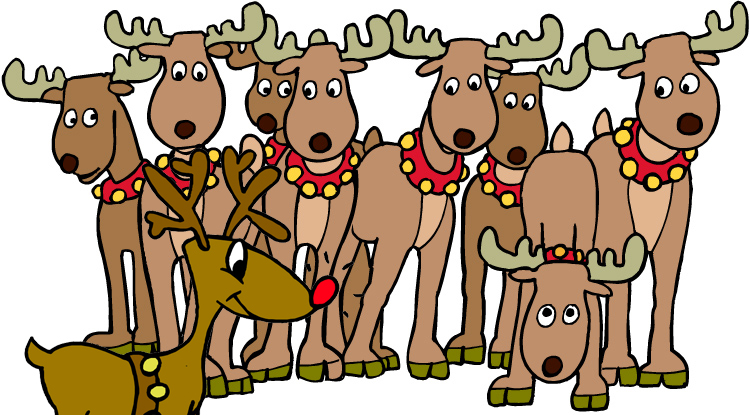 ReindeerTeamWithRudolph-ca20490452